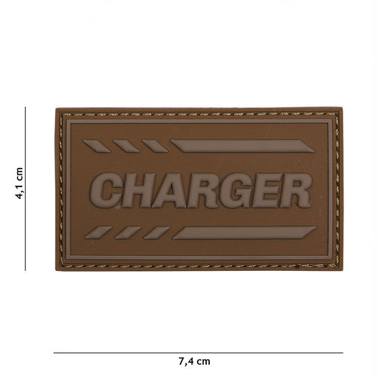 Embleem 3D PVC Charger Coyote - Afirmă-ți Prezența Tactică