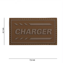 Embleem 3D PVC Charger Coyote - Afirmă-ți Prezența Tactică