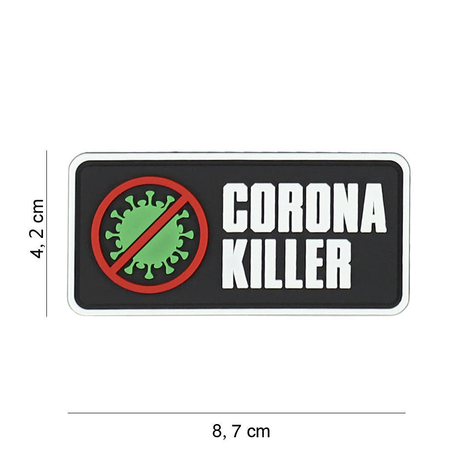 Embleem 3D PVC Corona killer #8090 - Afirmă-ți Atitudinea Unică