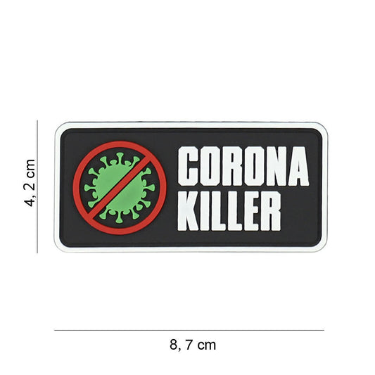 Embleem 3D PVC Corona killer #8090 - Afirmă-ți Atitudinea Unică
