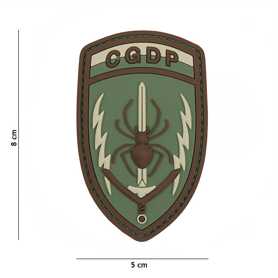 Embleem 3D PVC CQDP #2058 - Identitate Tactică Rapidă