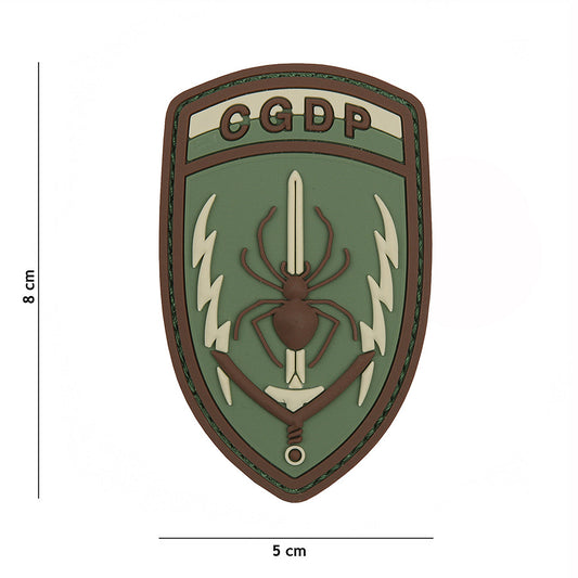 Embleem 3D PVC CQDP #2058 - Identitate Tactică Rapidă