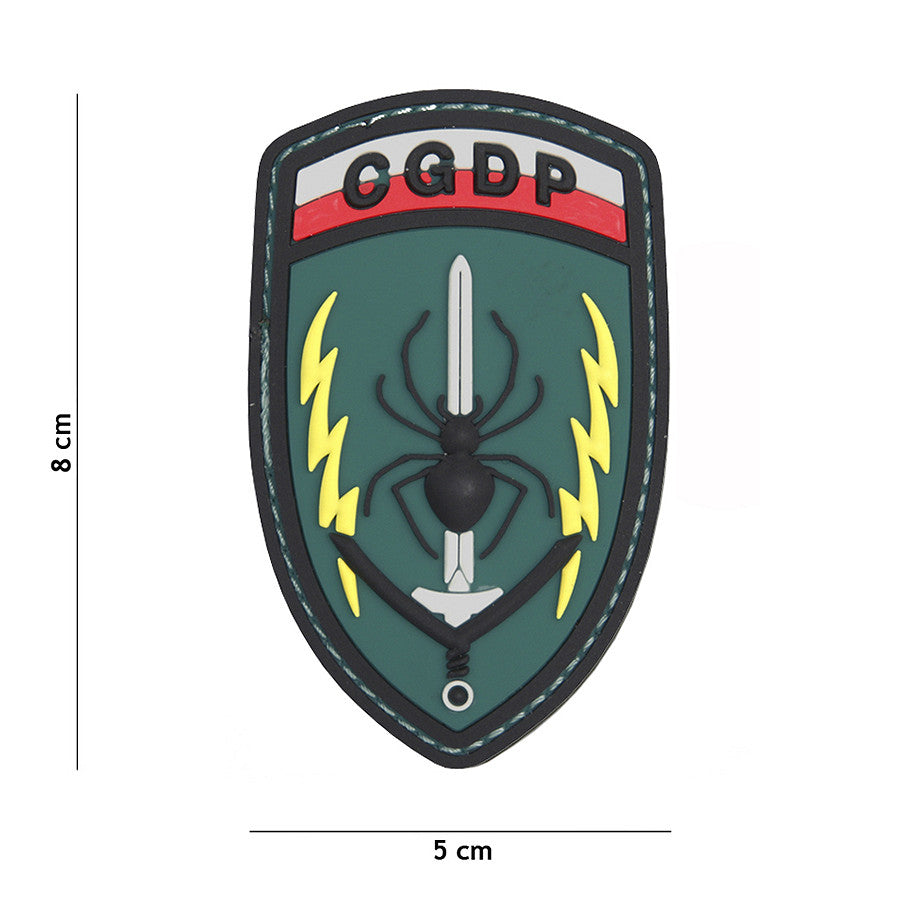 Embleem 3D PVC CQDP #2106 - Identitate Tactică Incontestabilă