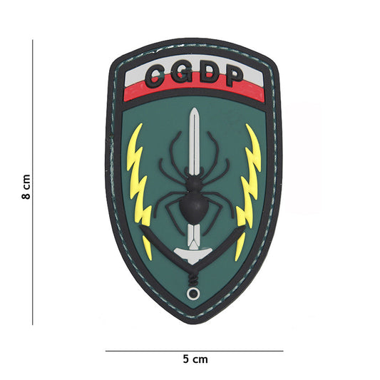 Embleem 3D PVC CQDP #2106 - Identitate Tactică Incontestabilă