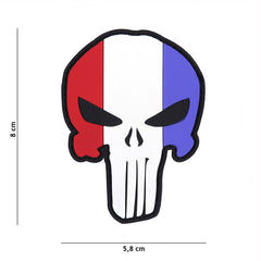 Embleem 3D PVC Crazy Punisher - Exprimă Atitudine Fără Compromis