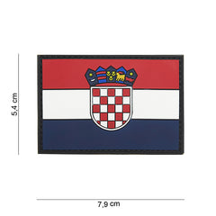 Embleem 3D PVC Croația #15049 - Semn Distinctiv de Autenticitate