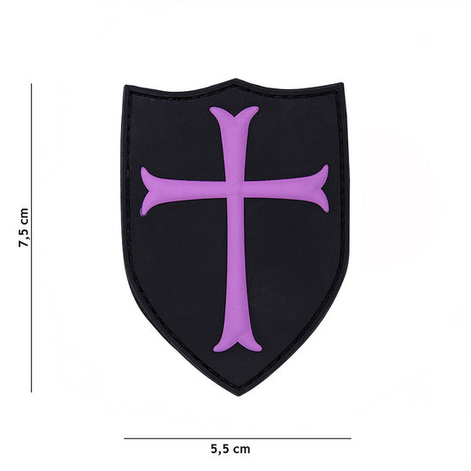 Embleem 3D PVC Crusader Rosé - Marcajul Tău Tactical Indestructibil