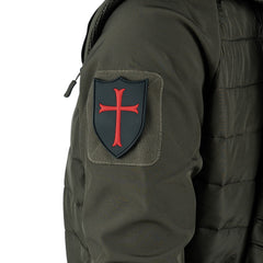 Embleem 3D PVC Crusader Roșu #10067 - Afirmă-ți Identitatea