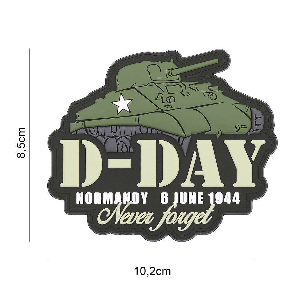 Embleem 3D PVC D-Day Sherman #7096 - Omegiu Eroic Autentic