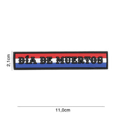 Embleem 3D PVC Dia de Muertos Nederland #6130 - Identitate Tactică Unică