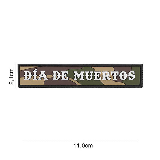 Embleem 3D PVC Dia de Muertos woodland - Exprimă-ți Stilul Tactic