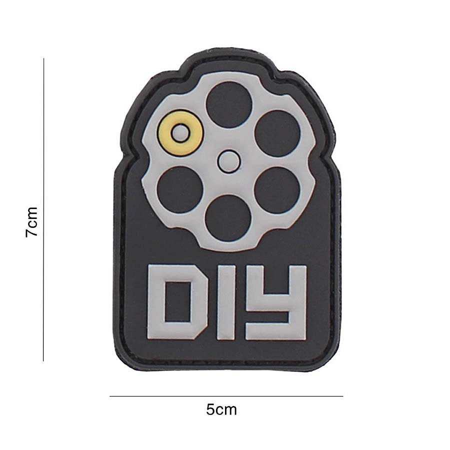 Embleem 3D PVC Do It Yourself Gri - Personalizare Tactica Suprema