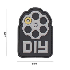 Embleem 3D PVC Do It Yourself Gri - Personalizare Tactica Suprema