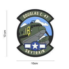 Embleem 3D PVC Douglas C-47 - Simbolul Curajului Aerian