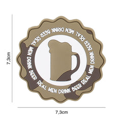 Embleem 3D PVC Drink beer desert #9118 - Atitudine Tactică Relaxată