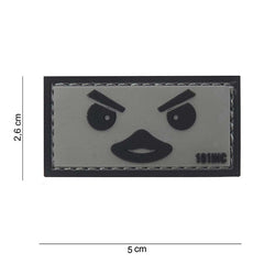 Embleem 3D PVC Duckface Gri - Imprimă Caracter Echipamentului Tău