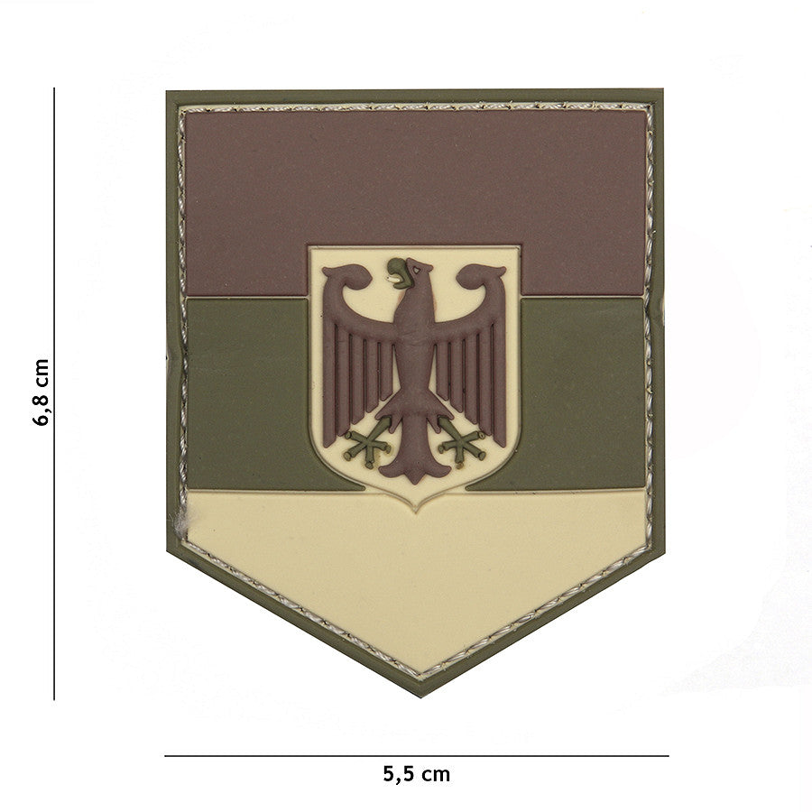 Embleem 3D PVC Duits Schild #20038 - Personalizare Tactică Instantă