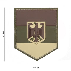 Embleem 3D PVC Duits Schild #20038 - Personalizare Tactică Instantă