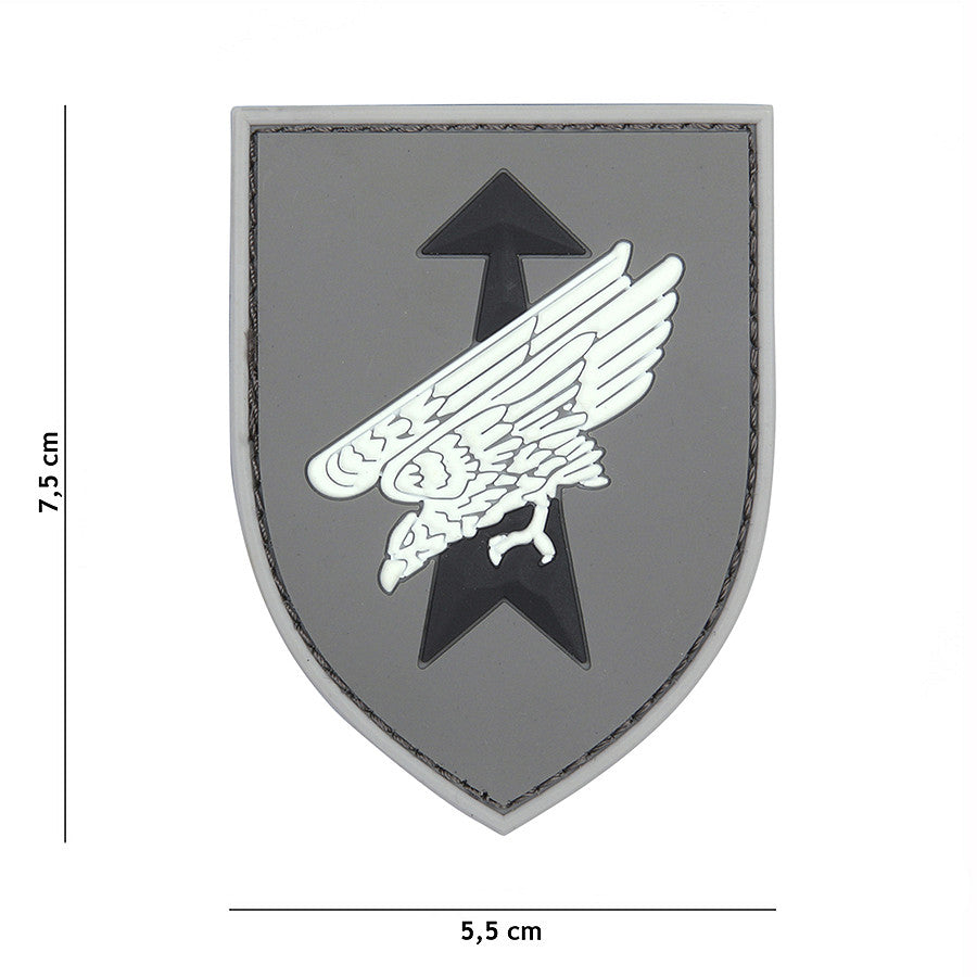 Embleem 3D PVC Duitse Special Forces Gri - Identitate Tactica Autentica