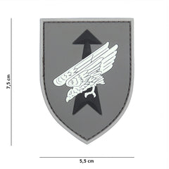 Embleem 3D PVC Duitse Special Forces Gri - Identitate Tactica Autentica