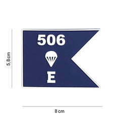 Embleem 3D PVC E Company guide #19067 - Afirmă-ți Identitatea Tactică