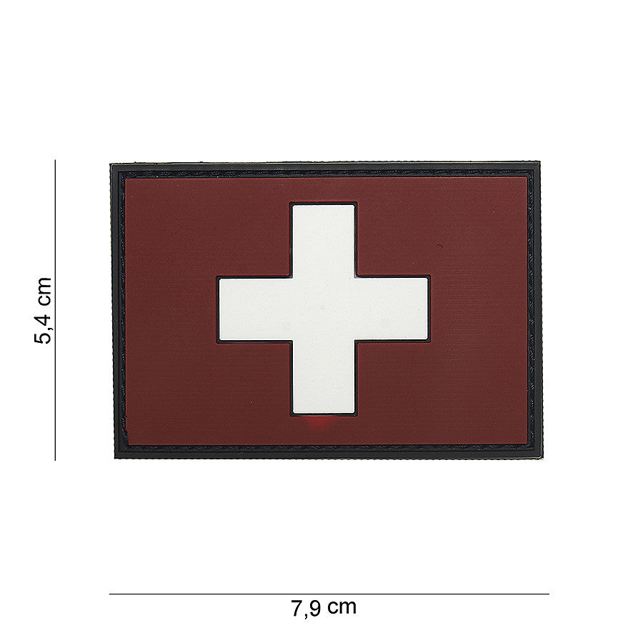 Embleem 3D PVC Elveția #15060 - Identificare Tactica Instantă