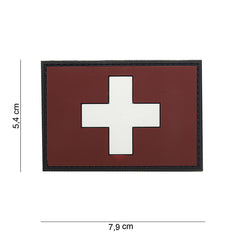 Embleem 3D PVC Elveția #15060 - Identificare Tactica Instantă