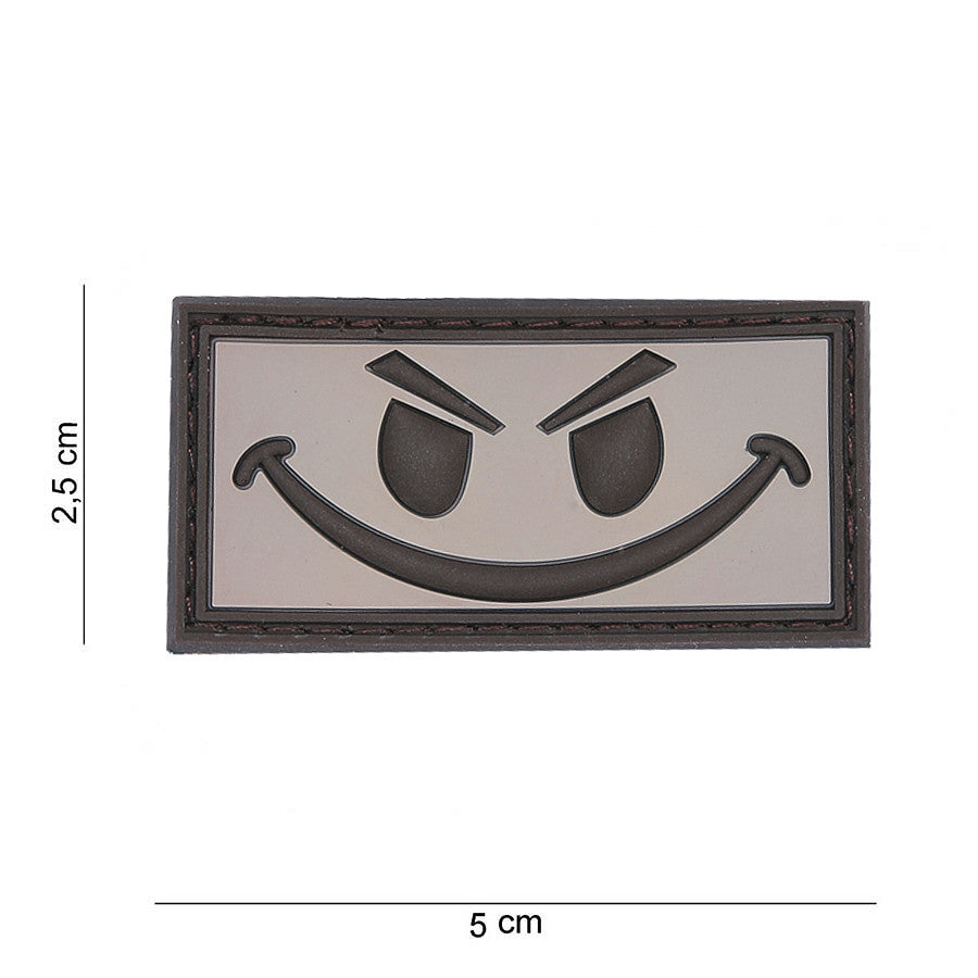 Embleem 3D PVC Evil smiley Maro - Exprimă Atitudine Tactică