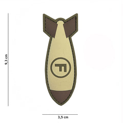 Embleem 3D PVC F. Bom Coyote - Afirmă-ți Identitatea Tactică