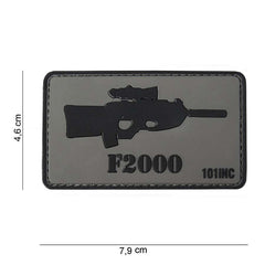 Embleem 3D PVC F2000 - Semn Distinctiv de Forță