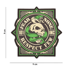Embleem 3D PVC Fear None Maro 101 INC - Afirmă-ți Spiritul Neînfricat