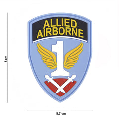 Embleem 3D PVC First Allied Airborne Army - O Moștenire de Oțel