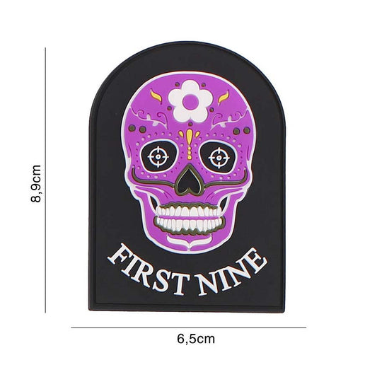 Embleem 3D PVC First nine Roze - Personalizare Autentică