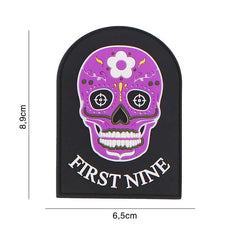 Embleem 3D PVC First nine Roze - Personalizare Autentică