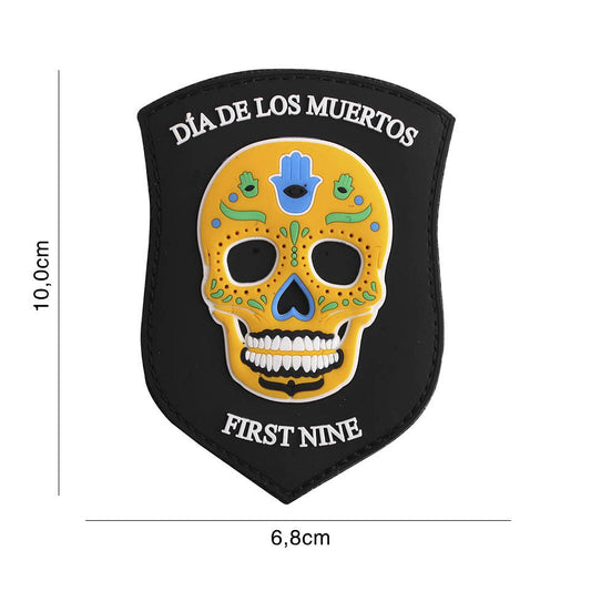 Embleem 3D PVC First nine schild Galben - Afirmație Tactică Distinctă