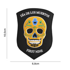 Embleem 3D PVC First nine schild Galben - Afirmație Tactică Distinctă