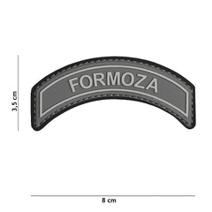 Embleem 3D PVC Formoza #2087 Gri - Identitate Distinctivă, Rezistență Extremă