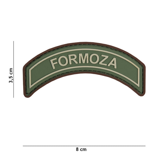 Embleem 3D PVC Formoza Verde Tactic - Durabilitate & Personalizare Tactică