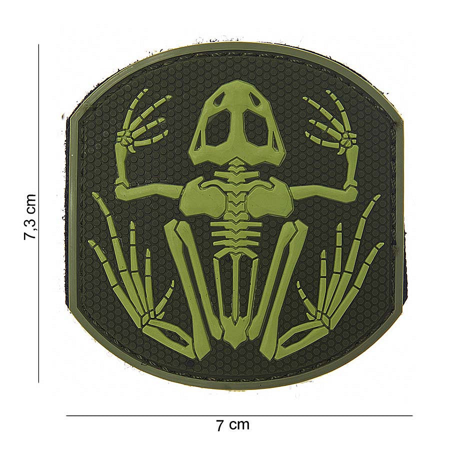 Embleem 3D PVC Frog Skeleton #14005 - Semnul Distinctiv al Elitei