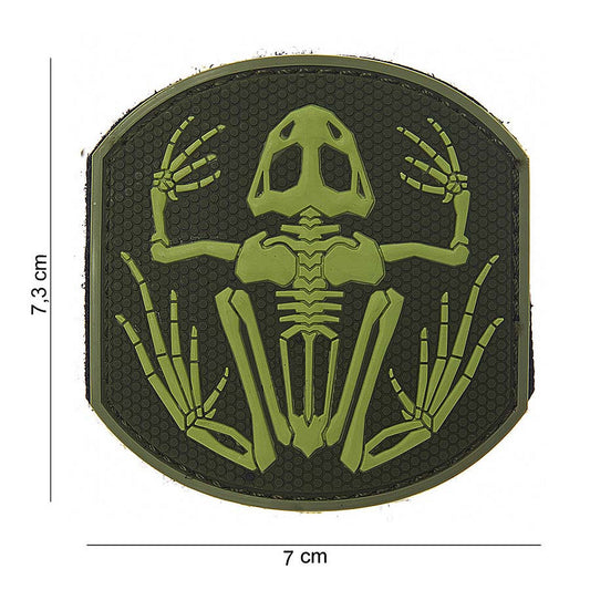 Embleem 3D PVC Frog Skeleton #14005 - Semnul Distinctiv al Elitei