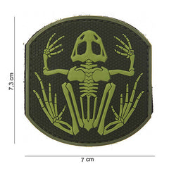 Embleem 3D PVC Frog Skeleton #14005 - Semnul Distinctiv al Elitei