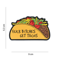 Embleem 3D PVC Fuck bitches get tacos #8004 - Atitudine Fără Filtru