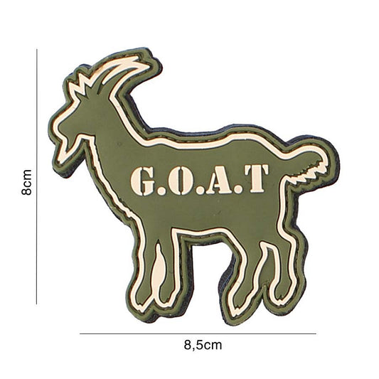 Embleem 3D PVC G.O.A.T. Verde - Afirmă-ți Dominanța Strategică