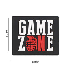 Embleem 3D PVC Game Zone #5134 - Afișează-ți Spiritul de Luptător