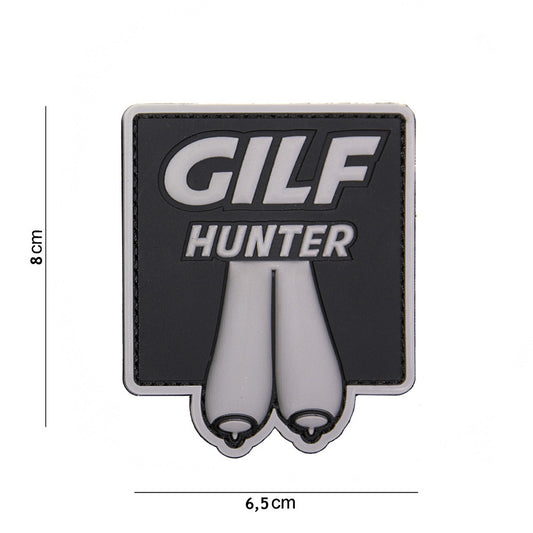 Embleem 3D PVC Gilf Hunter Negru - Afirma-ti Semnatura Tactica