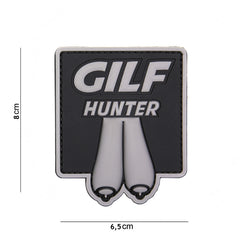 Embleem 3D PVC Gilf Hunter Negru - Afirma-ti Semnatura Tactica