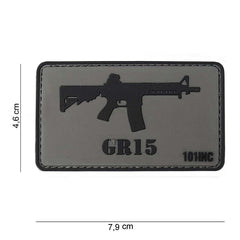 Embleem 3D PVC GR15 - Personalizare Tactică Ultra-Rezistentă