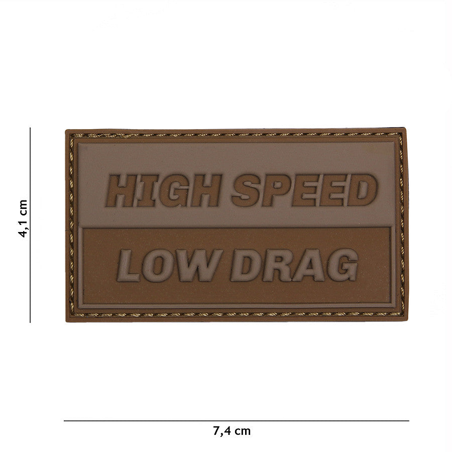 Embleem 3D PVC High Speed Coyote - Stil Tactic Instant