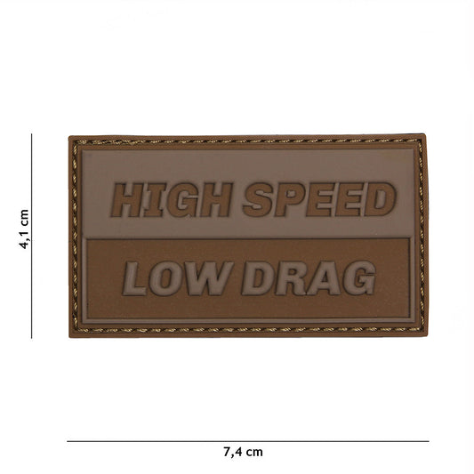 Embleem 3D PVC High Speed Coyote - Stil Tactic Instant