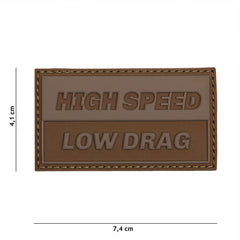 Embleem 3D PVC High Speed Coyote - Stil Tactic Instant